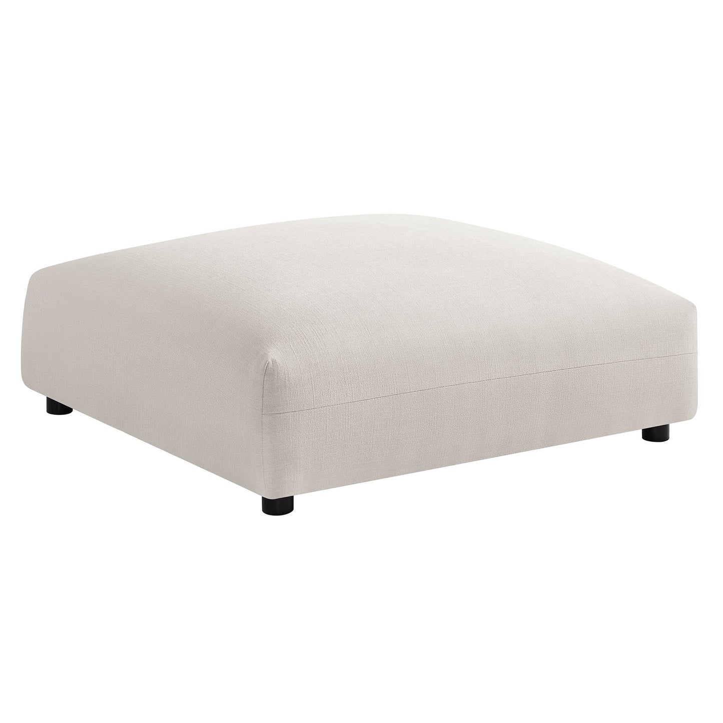 Modway Furniture Solace Modular Upholstered Armless Loveseat and Ottoman Set for Modern Comfort and Style - EEI-7031-SAL