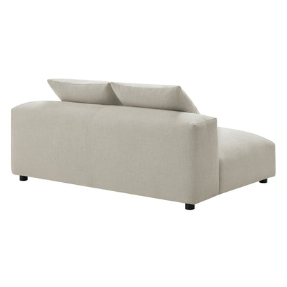 Modway Furniture Solace Modular Upholstered Armless Loveseat – Flexible Comfort for Modern Living Spaces, 800 lbs Capacity - EEI-6891-SAL