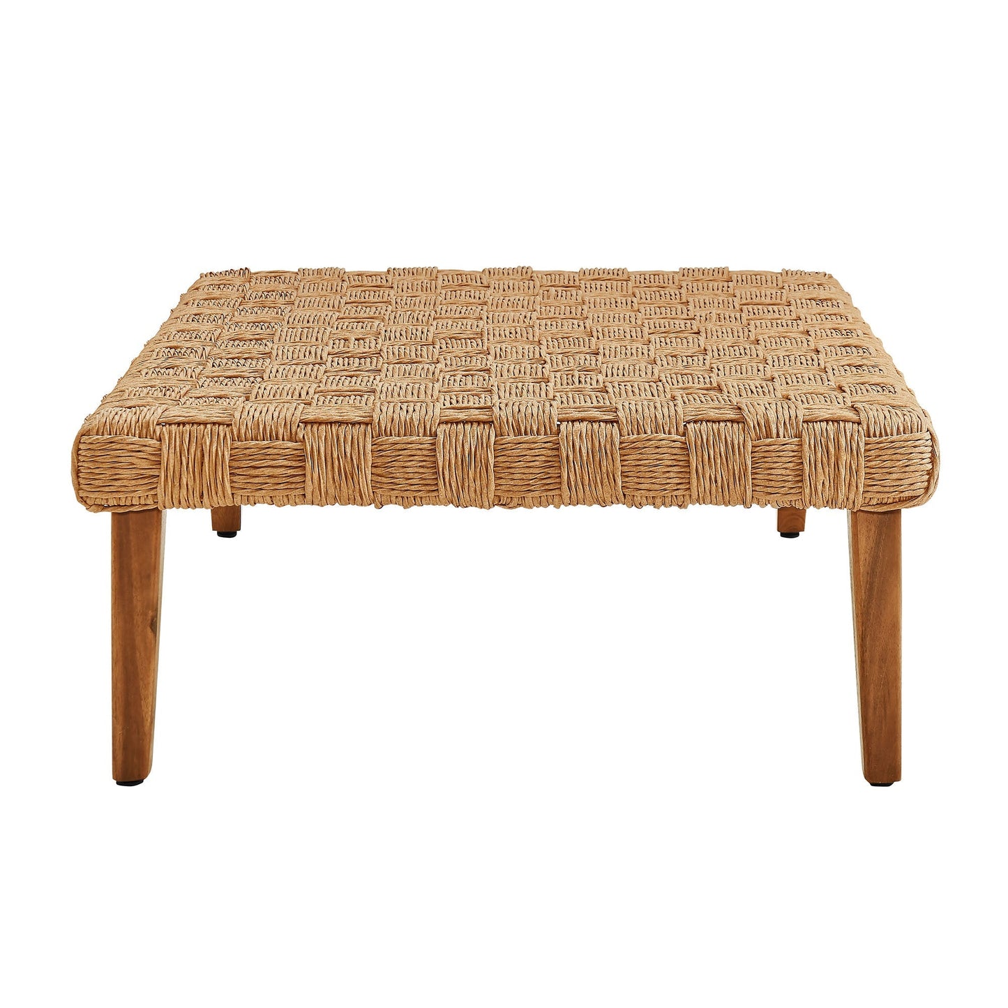 Modway Furniture Thames  4-Piece Outdoor Patio Wicker Rattan Furniture Set - EEI-7135-NAT-LGR