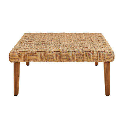 Modway furniture Thames  Outdoor Patio Wicker Rattan Coffee Table - EEI-6926-NAT