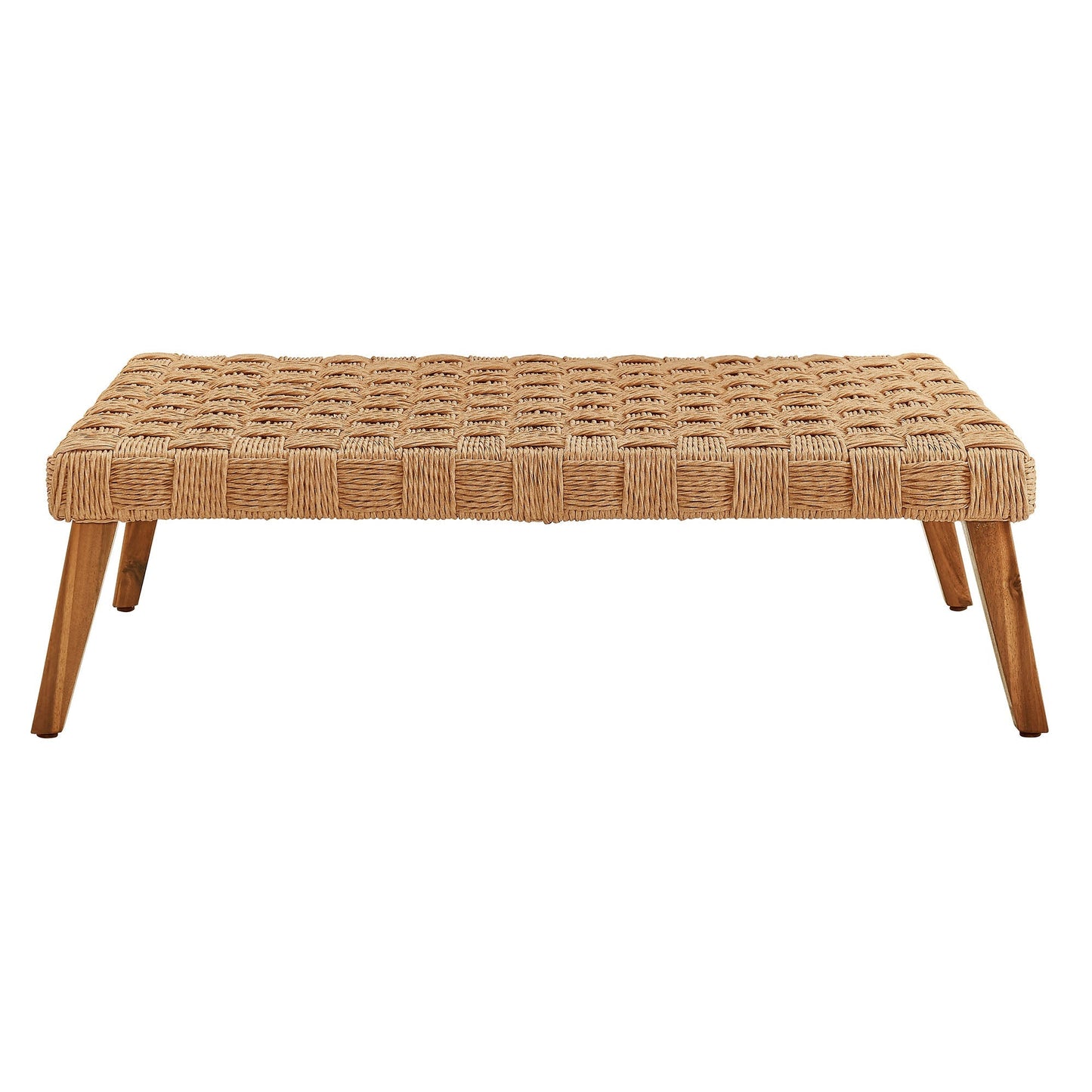Modway furniture Thames  Outdoor Patio Wicker Rattan Coffee Table - EEI-6926-NAT