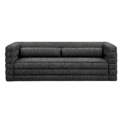 Modway furniture Relle Channel Tufted Boucle Upholstered Sofa - EEI-7136-CHA