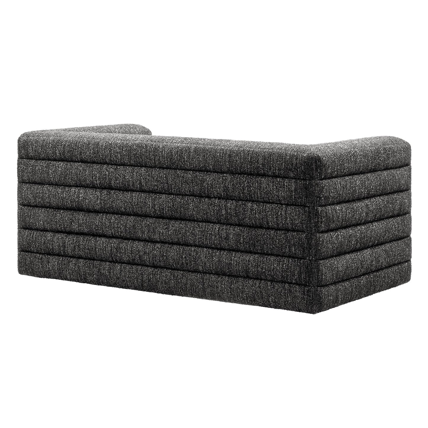 Modway furniture Relle Channel Tufted Boucle Upholstered Loveseat - EEI-7137-CHA