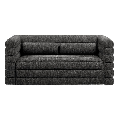 Modway furniture Relle Channel Tufted Boucle Upholstered Loveseat - EEI-7137-CHA