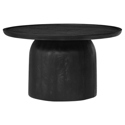 Modway furniture Holloway 30" Round Wood Coffee Table - EEI-7144-BLK