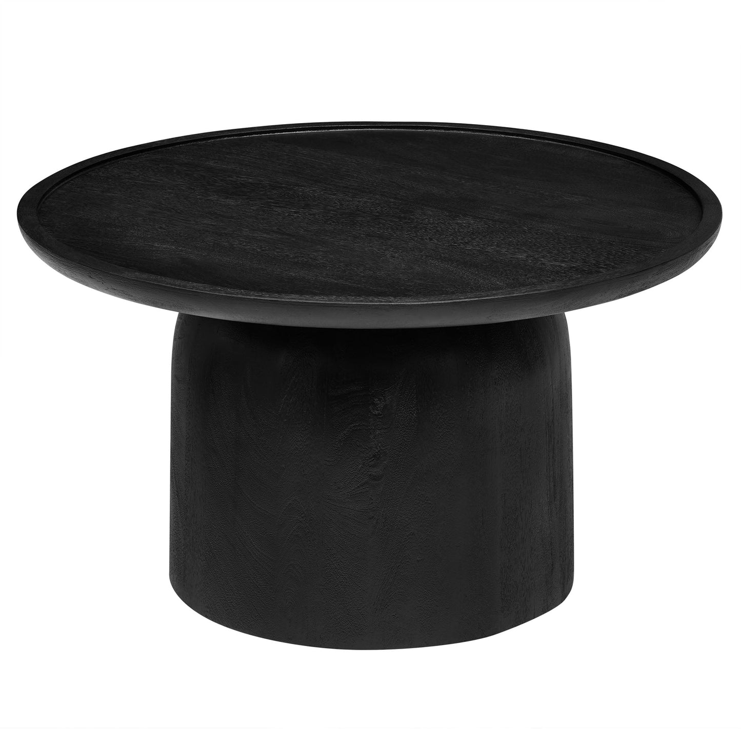 Modway furniture Holloway 30" Round Wood Coffee Table - EEI-7144-BLK