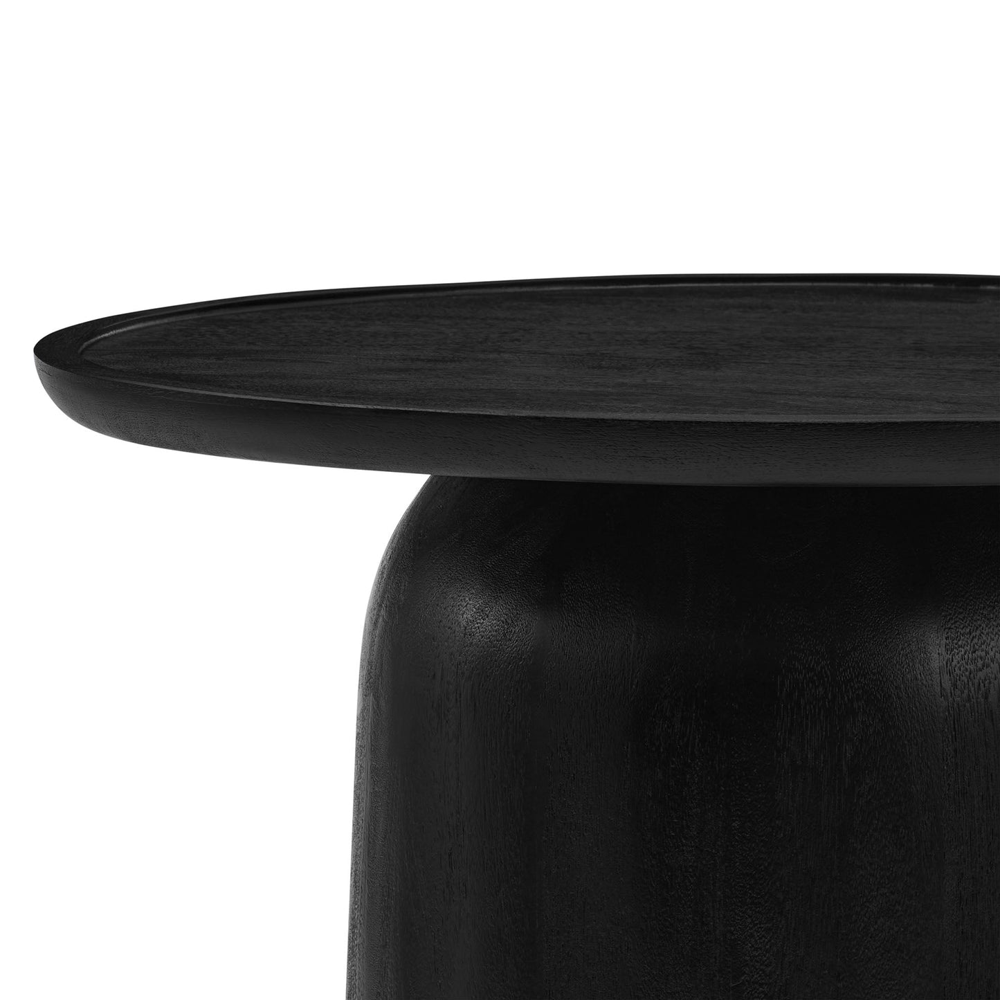 Modway furniture Holloway 30" Round Wood Coffee Table - EEI-7144-BLK