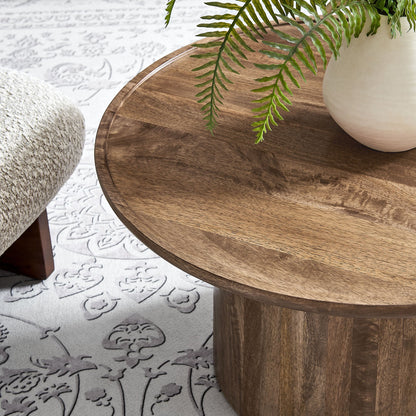 Modway furniture Holloway 30" Round Wood Coffee Table - EEI-7144-BLK