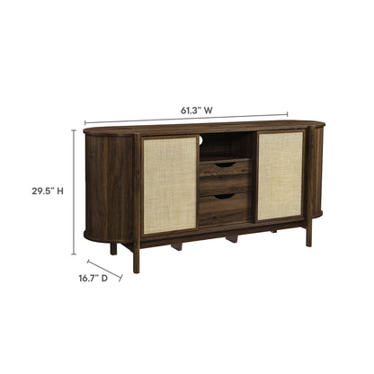 Modway furniture Reid 63" Curved Sideboard - EEI-7166-WAL