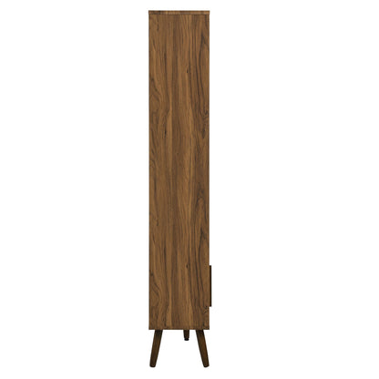 Modway furniture Transmit 59" Bookcase with Sliding Doors - EEI-7194-WAL
