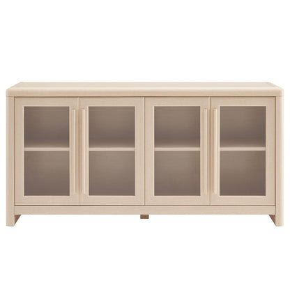 Modway furniture Evren 4-Door Sideboard Storage Display Cabinet - EEI-7287-ASH