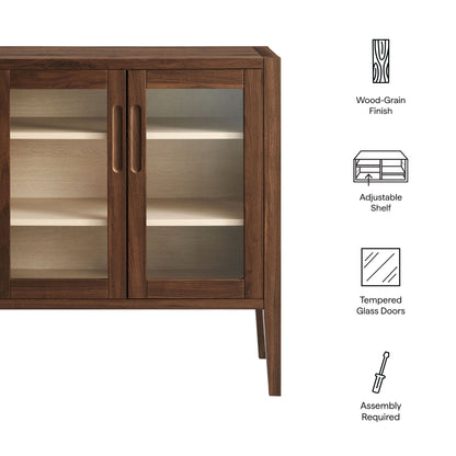 Modway furniture Nell 36" Accent Cabinet - EEI-7321-WAL-ASH