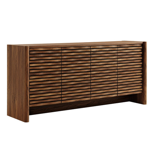 Modway furniture Emric Wave 66" 4-Door Sideboard - EEI-7346-WAL