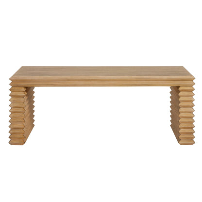 Modway furniture Canto Rectangular Stacked Design Coffee Table - EEI-7348-WOA