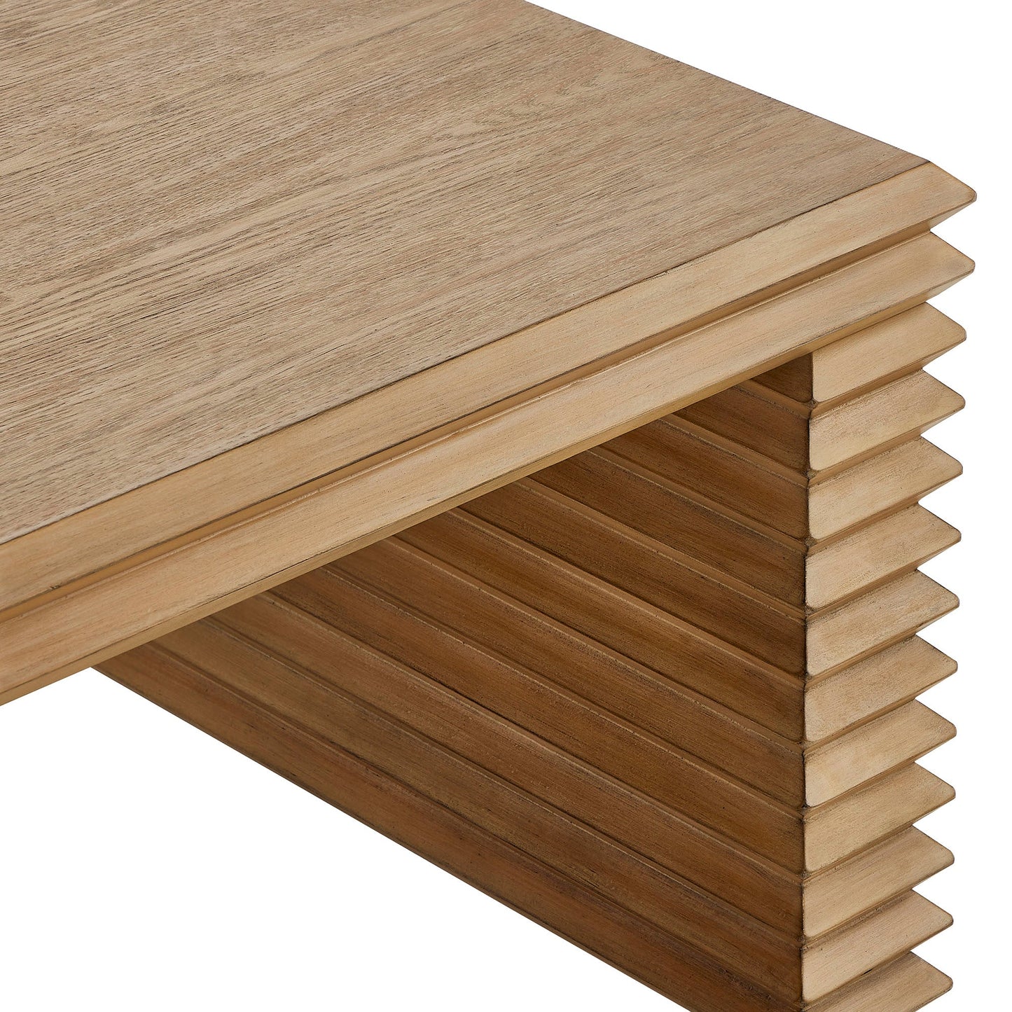 Modway furniture Canto Rectangular Stacked Design Coffee Table - EEI-7348-WOA