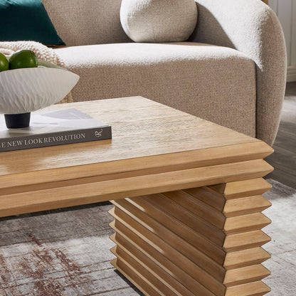 Modway furniture Canto Rectangular Stacked Design Coffee Table - EEI-7348-WOA