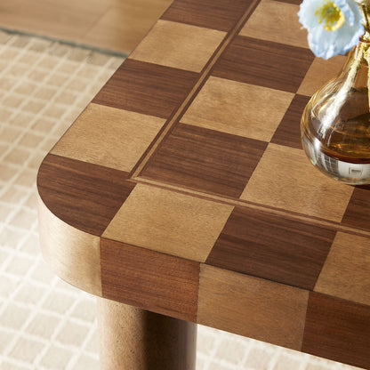 Modway furniture Oscar 36 Inch Square Checkered Dining Table - EEI-7351-OWC