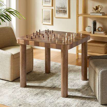 Modway furniture Oscar 36 Inch Square Checkered Dining Table - EEI-7351-OWC