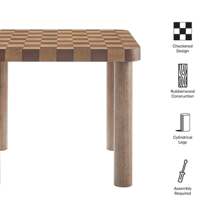 Modway furniture Oscar 36 Inch Square Checkered Dining Table - EEI-7351-OWC