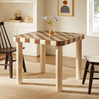 Modway furniture Oscar 36 Inch Square Checkered Dining Table - EEI-7351-OWC