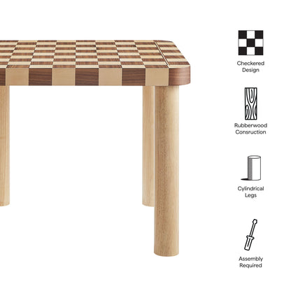 Modway furniture Oscar 36 Inch Square Checkered Dining Table - EEI-7351-OWC