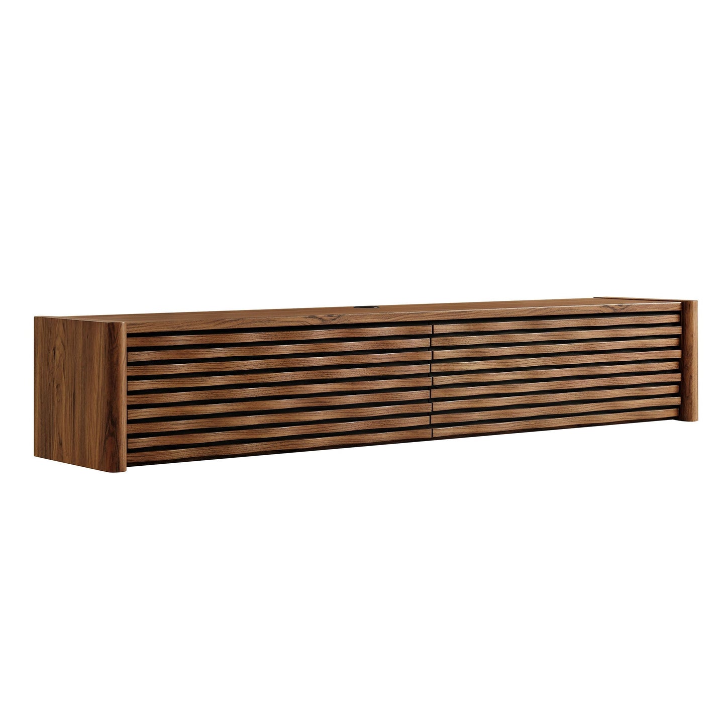 Modway furniture Emric Wave 71" Wall-Mounted TV Cabinet - EEI-7352-WAL