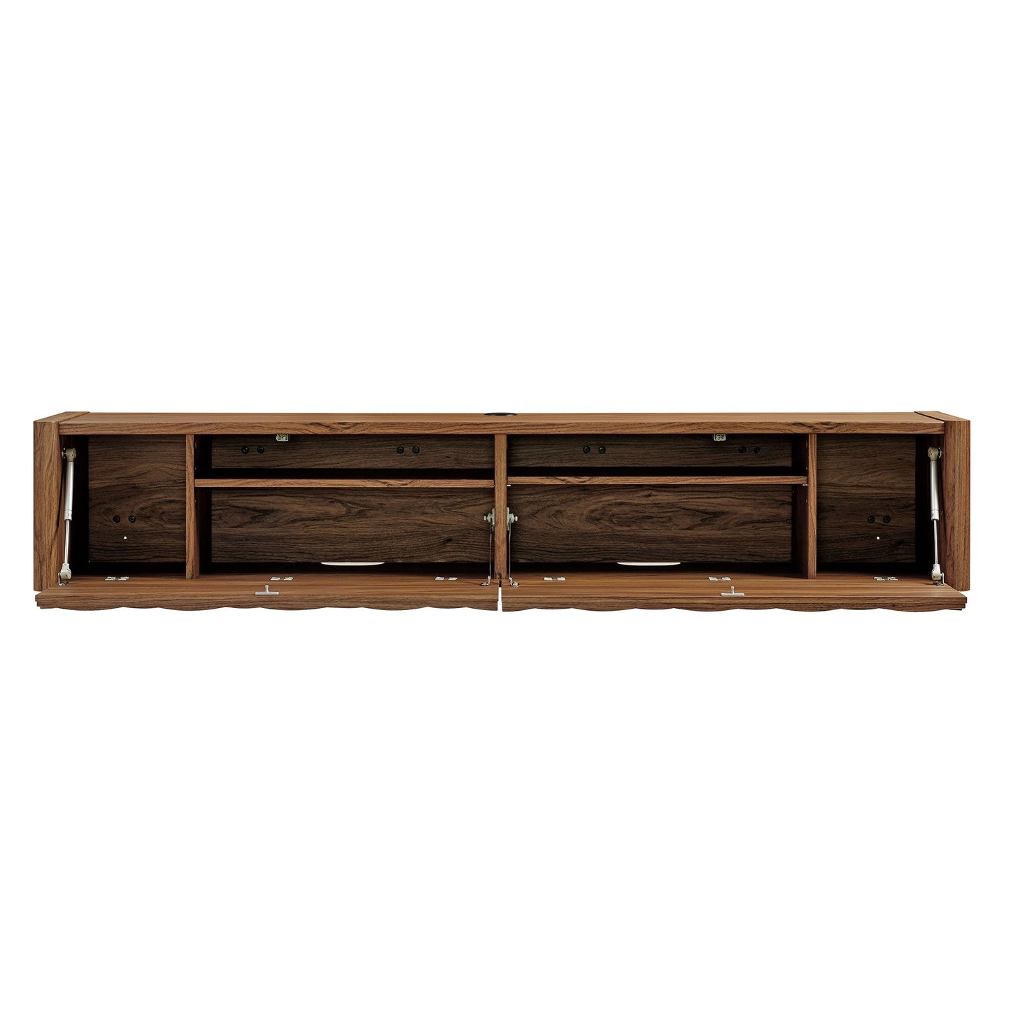 Modway furniture Emric Wave 71" Wall-Mounted TV Cabinet - EEI-7352-WAL