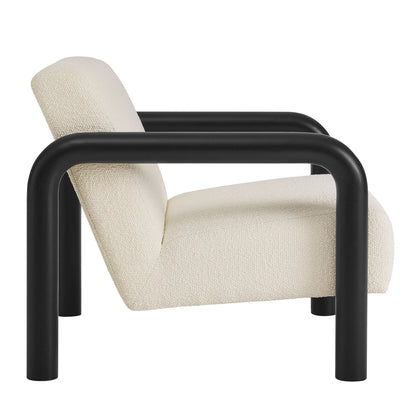Modway furniture Sereno Boucle Accent Chair - EEI-7391-CRE-OAK