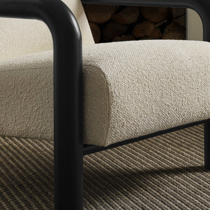 Modway furniture Sereno Boucle Accent Chair - EEI-7391-CRE-OAK