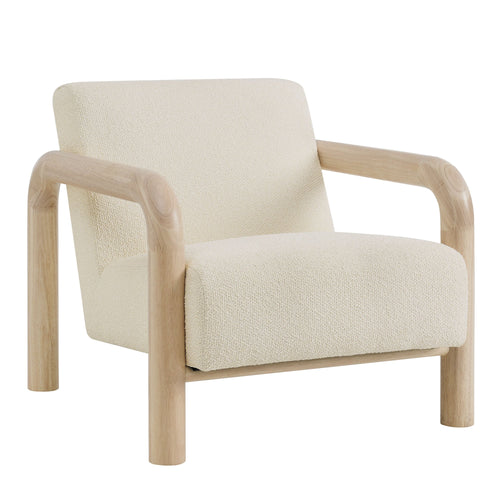 Modway furniture Sereno Boucle Accent Chair - EEI-7391-CRE-OAK