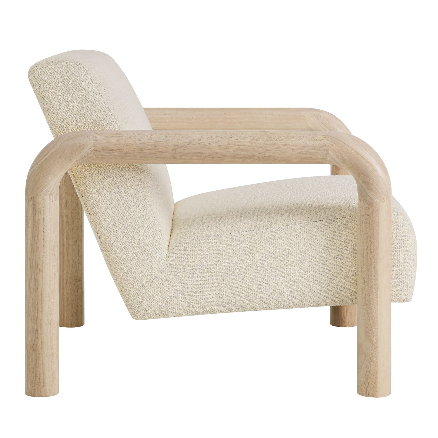 Modway furniture Sereno Boucle Accent Chair - EEI-7391-CRE-OAK