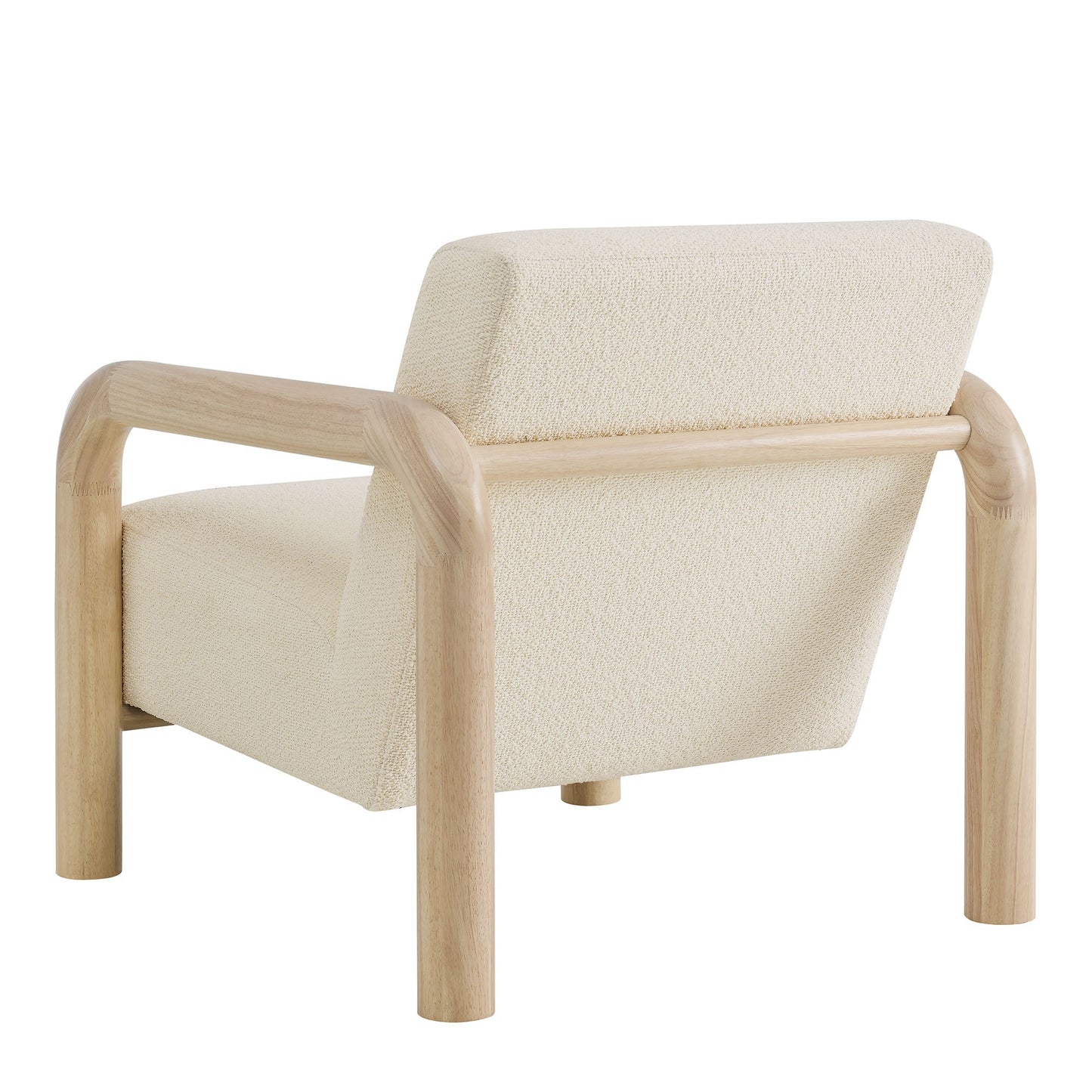Modway furniture Sereno Boucle Accent Chair - EEI-7391-CRE-OAK