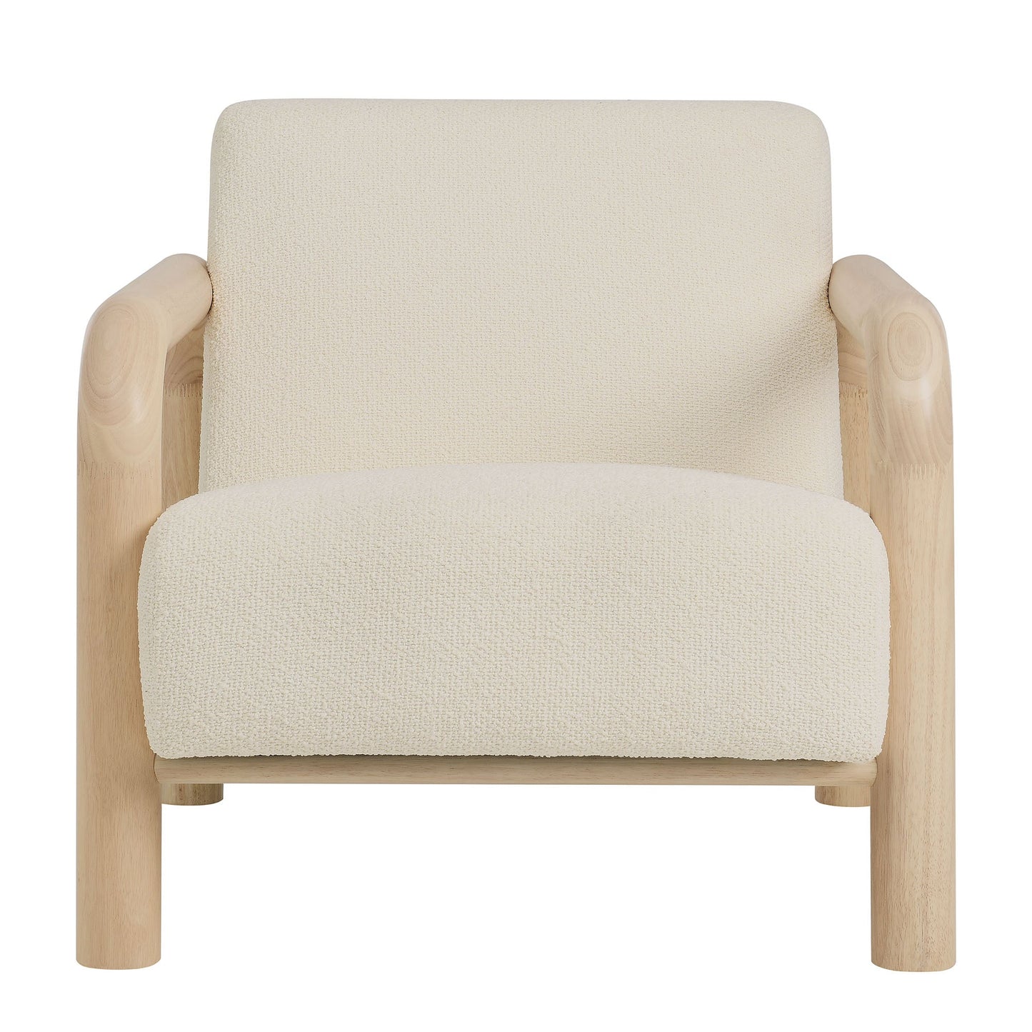 Modway furniture Sereno Boucle Accent Chair - EEI-7391-CRE-OAK