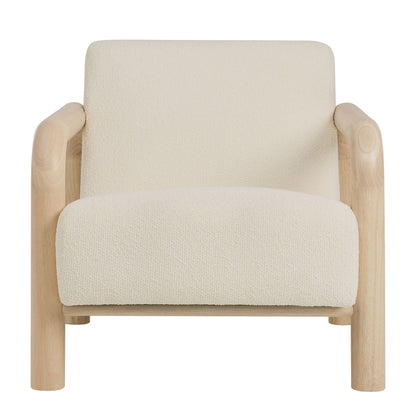 Modway furniture Sereno Boucle Accent Chair - EEI-7391-CRE-OAK