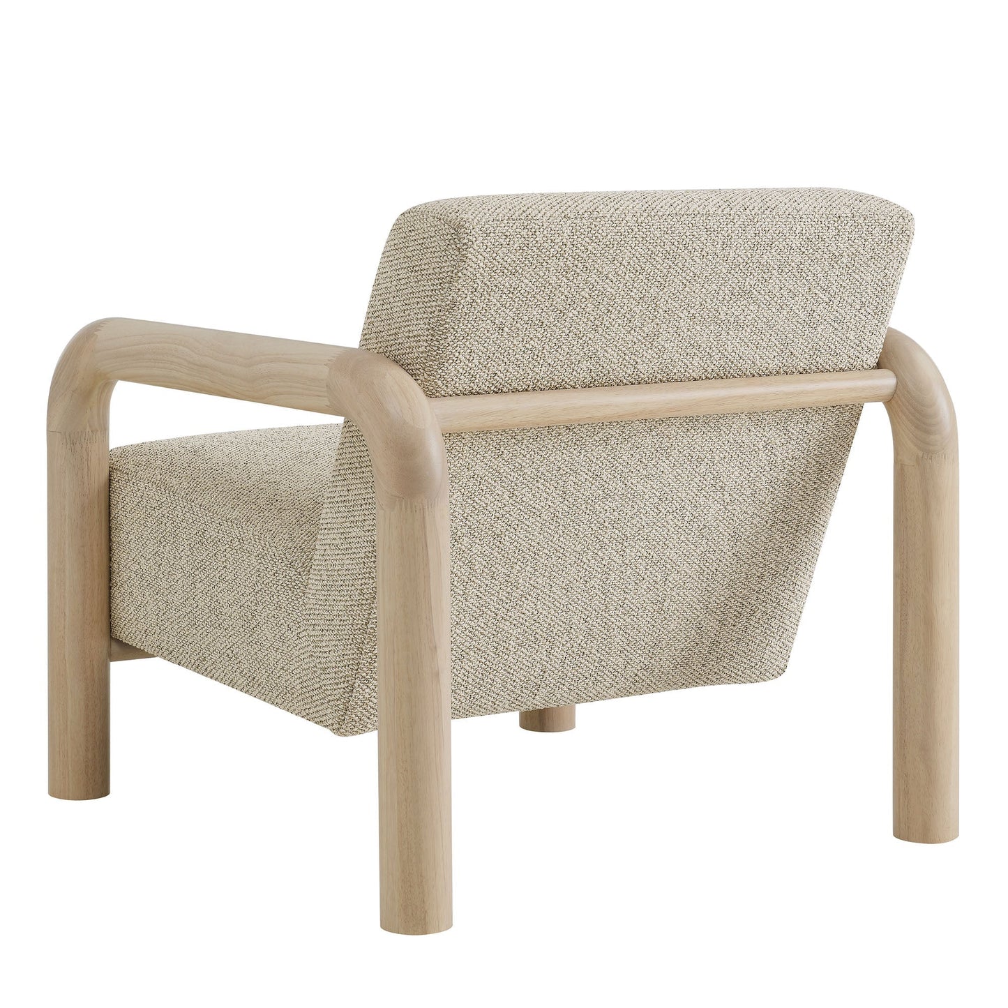 Modway furniture Sereno Boucle Accent Chair - EEI-7391-CRE-OAK