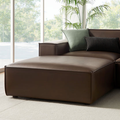 Modway Furniture Restore 6-Piece Vegan Leather Modular Sectional Sofa by Modway - EEI-7418-TST