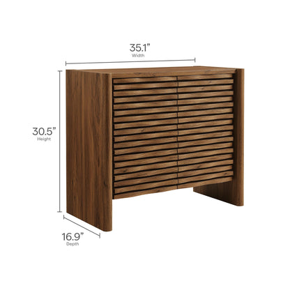 Modway furniture Emric Wave Accent Cabinet - EEI-7444-WAL