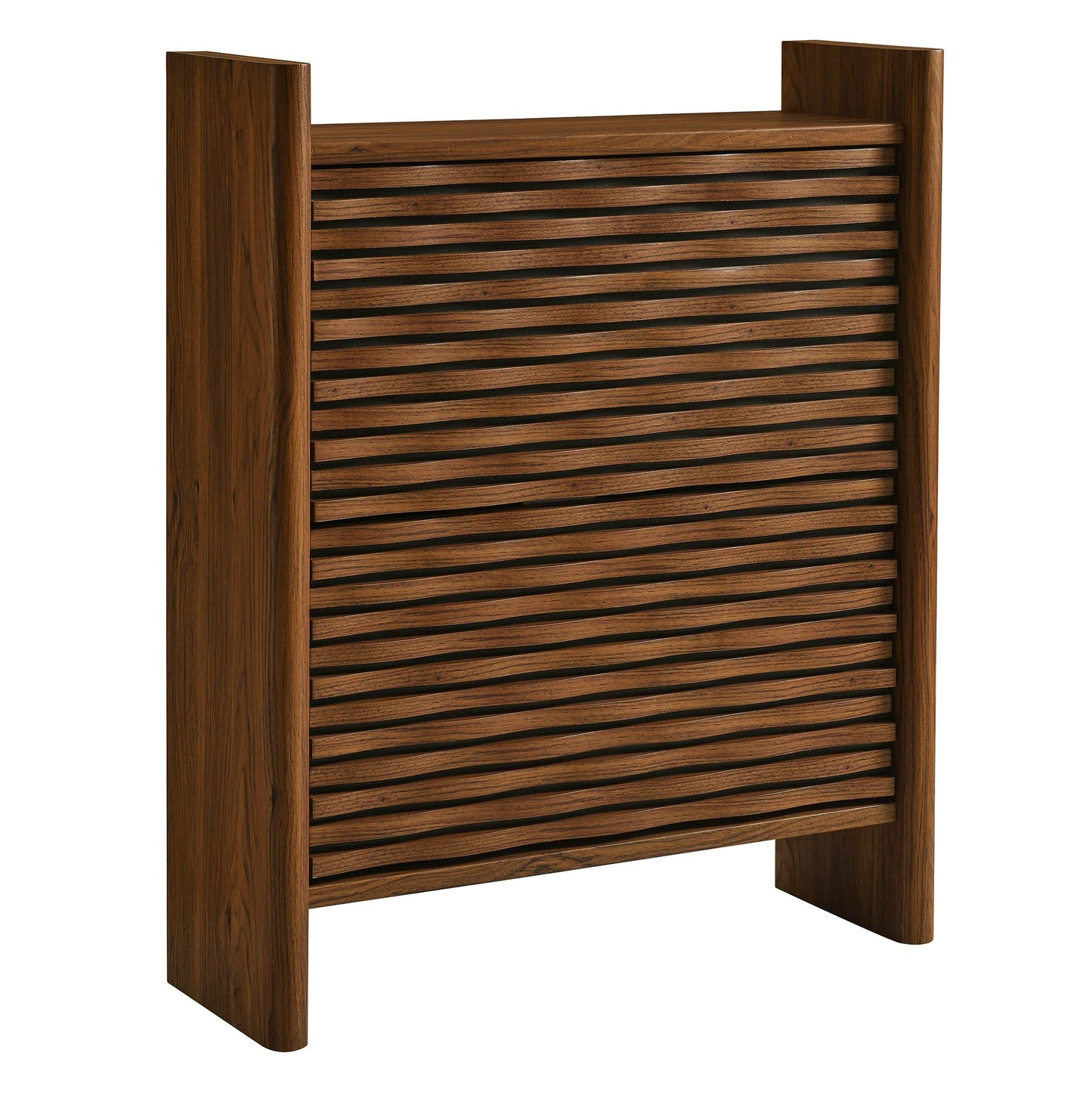 Modway furniture Emric Wave Shoe Cabinet - EEI-7447-WAL