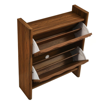 Modway furniture Emric Wave Shoe Cabinet - EEI-7447-WAL