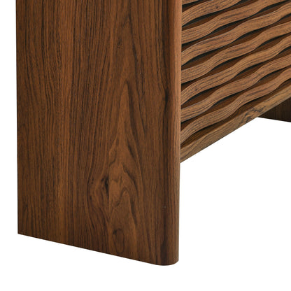 Modway furniture Emric Wave Shoe Cabinet - EEI-7447-WAL
