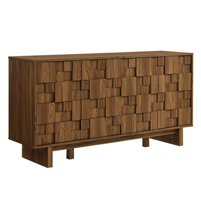 Modway furniture Owen 59 Inch 4 Door Geometric Sideboard - EEI-7448-WAL