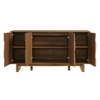 Modway furniture Owen 59 Inch 4 Door Geometric Sideboard - EEI-7448-WAL