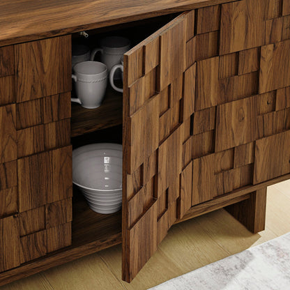 Modway furniture Owen 59 Inch 4 Door Geometric Sideboard - EEI-7448-WAL