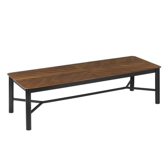Modway furniture Ashlan 110" Rectangle Dining Table - EEI-7463-WAL