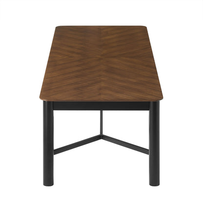 Modway furniture Ashlan 110" Rectangle Dining Table - EEI-7463-WAL