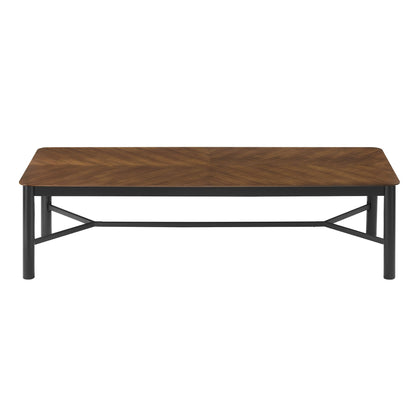 Modway furniture Ashlan 110" Rectangle Dining Table - EEI-7463-WAL
