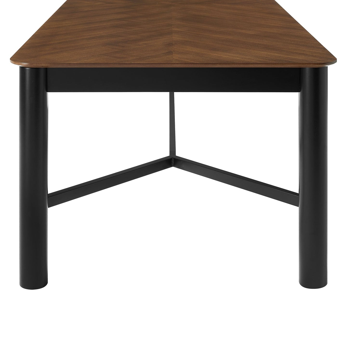 Modway furniture Ashlan 110" Rectangle Dining Table - EEI-7463-WAL