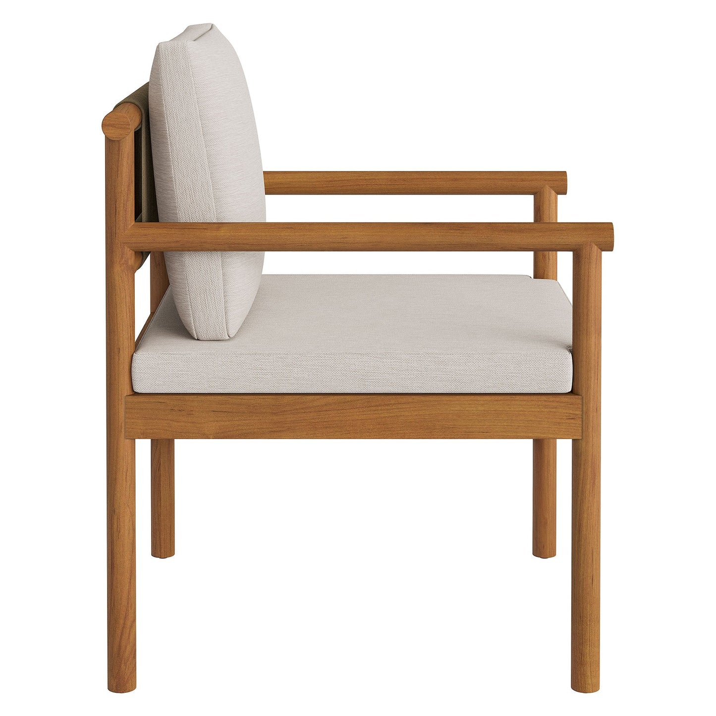 Modway Furniture Eleni 7 Piece Outdoor Patio Teak Wood Dining Set by Modway - EEI-7563-WGR-FLI