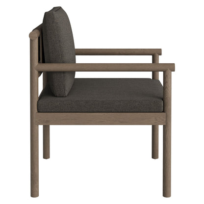 Modway Furniture Eleni 7 Piece Outdoor Patio Teak Wood Dining Set by Modway - EEI-7563-WGR-FLI