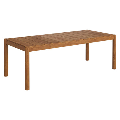 Modway Furniture Eleni 7 Piece Outdoor Patio Teak Wood Dining Set by Modway - EEI-7563-WGR-FLI